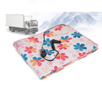 12V 24V Electric Car Blanket Heated Travel Throw Cosy Warm Winter for Outdoor Travel Thermal Equipment