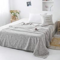 Elegant Rose Stereoscopic Plush Flannel Fleece Warm Soft Blanket Luxury Decor for Cover Sofa Bed Bedspread Winter