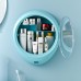 Creative Wall Mounted Cosmetic Storage Box Dust Proof Bathroom Toilet Wall Mounted Free Punch Skin Care Product Rack