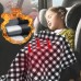 150 110CM Electric Car Blanket Heated 12V Fleece Travel Throw Blanket Warm Gift