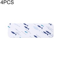 4 PCS Diatom Mud Wash Station Waterproof Pad Toilet Toothbrush Rack Absorbent Pad  Style  Small Fish