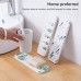 4 PCS Diatom Mud Wash Station Waterproof Pad Toilet Toothbrush Rack Absorbent Pad  Style  Leaves