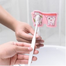 10 PCS Bathroom Washing Hook Toothbrush Holder  Pink 2 Hooks