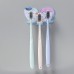 10 PCS Bathroom Washing Hook Toothbrush Holder  Lake Blue 3 Hooks