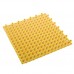 4 PCS Bathroom Anti  Slip Mat Shower Room Splicing Ground Pad  Size  30x30cm  Yellow