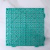 4 PCS Thickened PVC Can Be Spliced   Floor Mat Kitchen Bathroom Anti  Slip Foot Pad Hollow Injection Pad  Size  30x30x1 5cm  Green