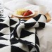 130 160cm Soft Cotton Warm Blanket Geometry Knitted Bedspread for Sofa Chair Car and Home Textile