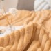 Cuddly Solid Soft Warm Flannel Throws Sofa Bed Blanket Flannel Rug